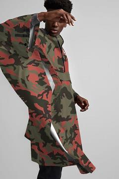 Chamarras Canada Goose Hombre México - Field Poncho Chubasquero Rojos ZQ3720659